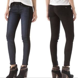 Rag & Bone / Jean: The Jekyll Suede-paneled